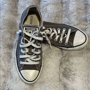 Converse Women’s Charcoal Canvas Sneakers